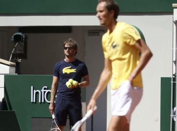 Daniil Medvedev’s coach Gilles Cervara lauded Novak Djokovic after the Paris Masters win