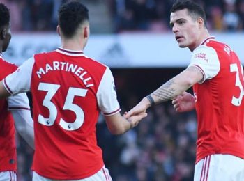 Former Manchester United defender Rio Ferdinand slams Arsenal duo of Gabriel Martinelli and Granit Xhaka for their lack of discipline